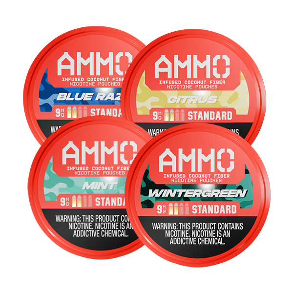 BUY 1 GET 1 FREE AMMO Pouch Sampler | Vape United Kingdom