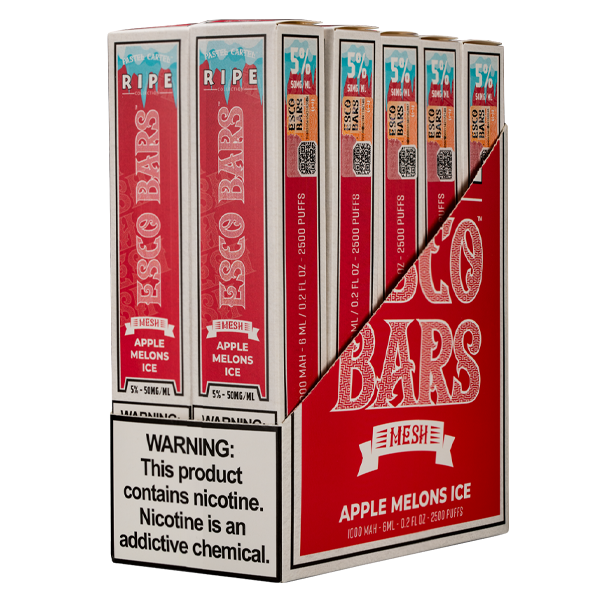 BUY 1 GET 1 FREE Apple Melons Ice Esco Bar | Vape United Kingdom